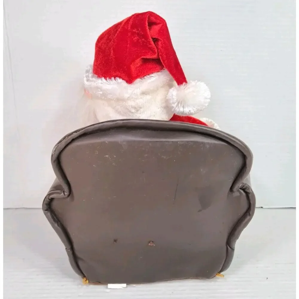 Trim A Home 2008 Animated Storytelling Santa Leather Chair Tells Story Moves
